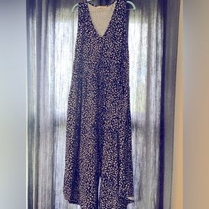 Black and white animal jumpsuit size 3x